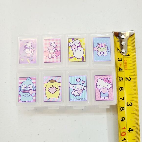 Brand New Japan Sanrio Hello Kitty & Characters 8 Slots Pills Case - Picture 11 of 12